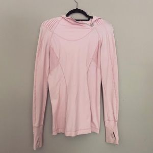 lululemon pink long sleeve top